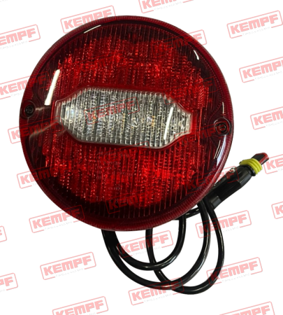 131963 Kempf Rückleuchte, 3K, LED, rund